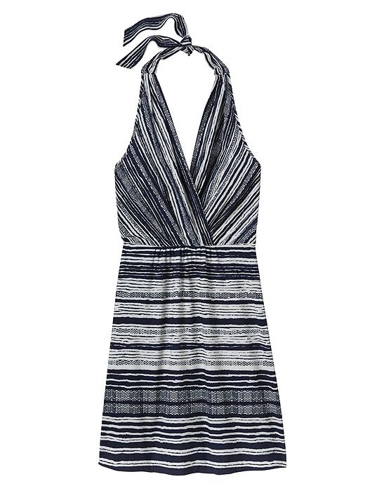View large product image 1 of 2. Printed Go Anywhere Halter Dress