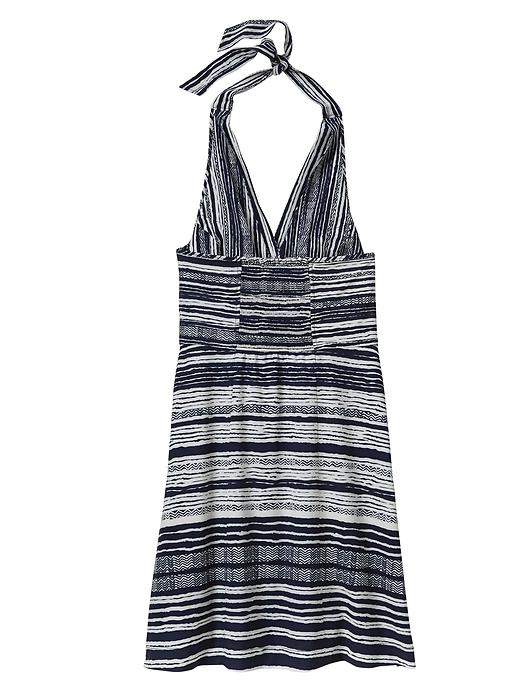 View large product image 2 of 2. Printed Go Anywhere Halter Dress