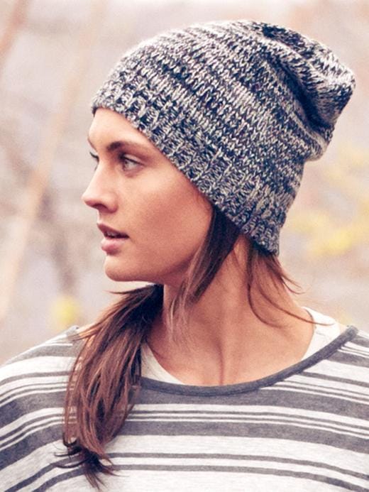 View large product image 2 of 2. Marled Slouch Beanie