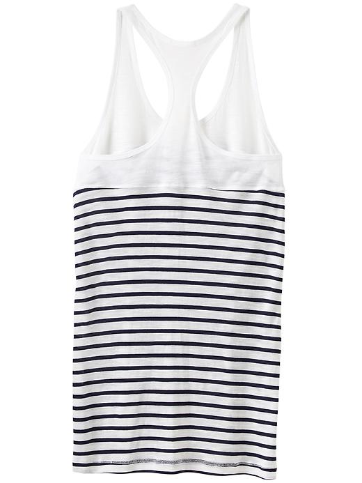 View large product image 2 of 2. Stripe Meander Tank