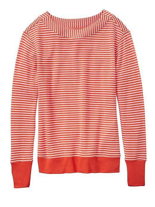 View large product image 1 of 1. Studio Striped Boatneck
