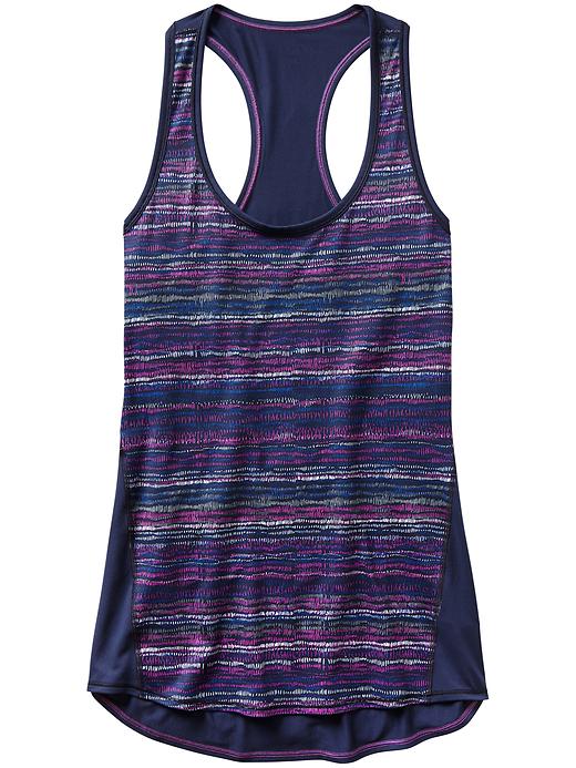 View large product image 1 of 1. Retreat Print Chi Tank Extra Long