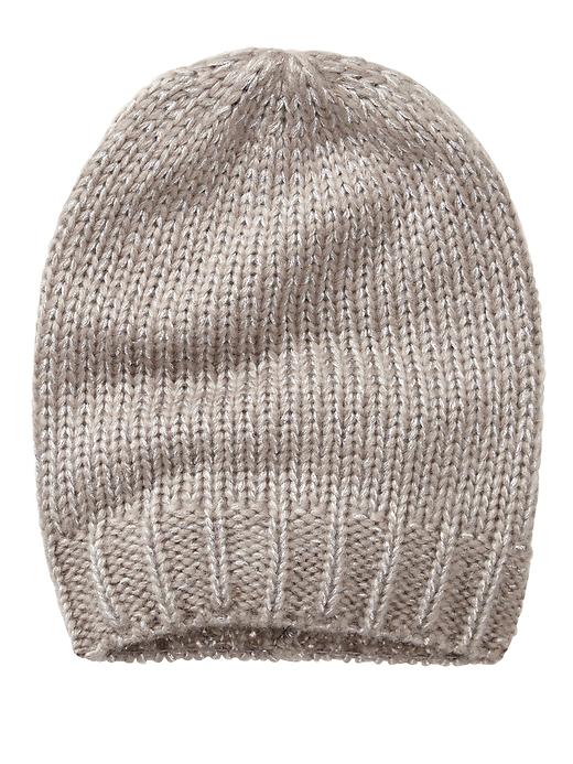 View large product image 1 of 1. Metallic Marled Beanie