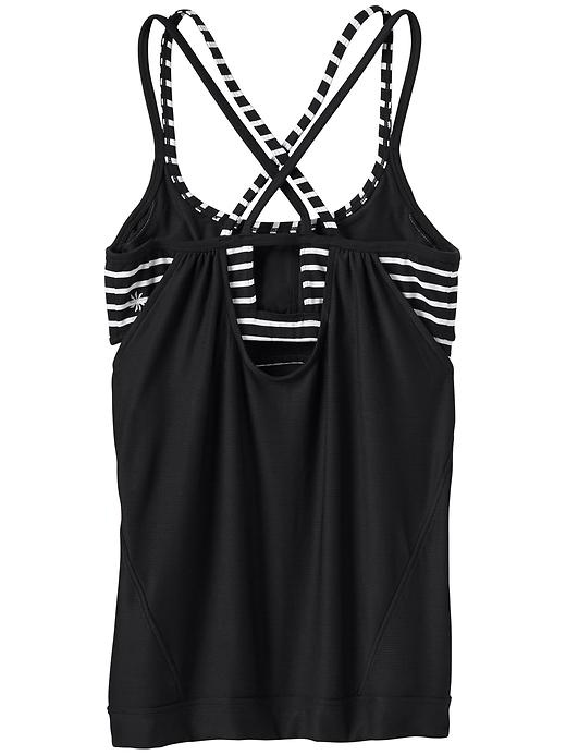 View large product image 2 of 3. Stripes Hidden Agenda Tank