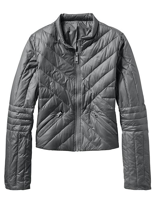 UPC 179437000010 Athleta Womens Geneva Down Jacket Size XS Shadow