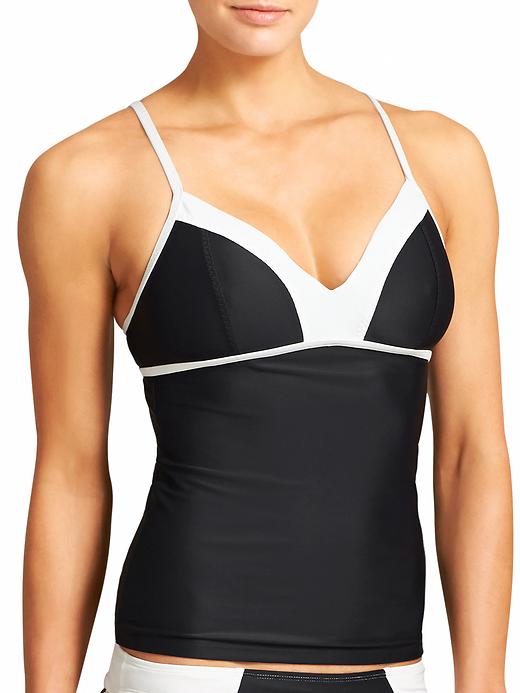 View large product image 1 of 2. Colorblock Tankini