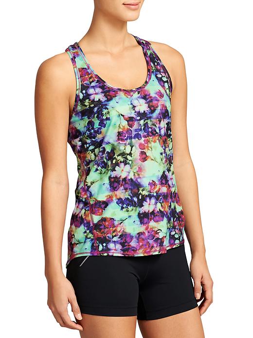 View large product image 1 of 2. Floral Fade Chi Tank