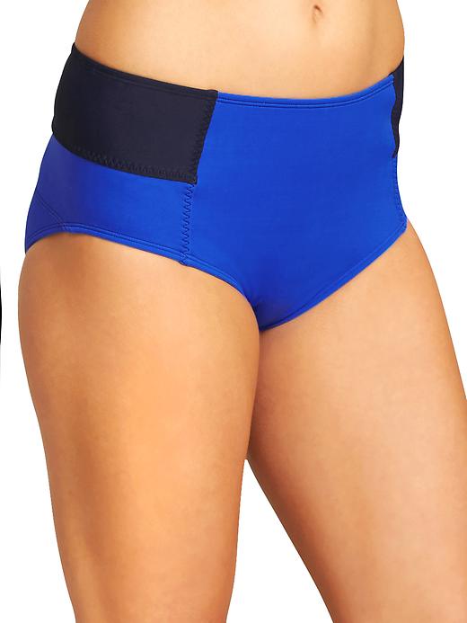 View large product image 1 of 3. Colorblock High Waisted Bottom