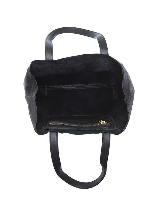 Image number 2 showing, Basic Leather Tote by Baggu