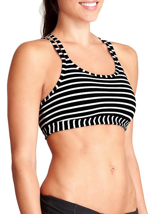 View large product image 1 of 3. Stripes Full Focus Bra