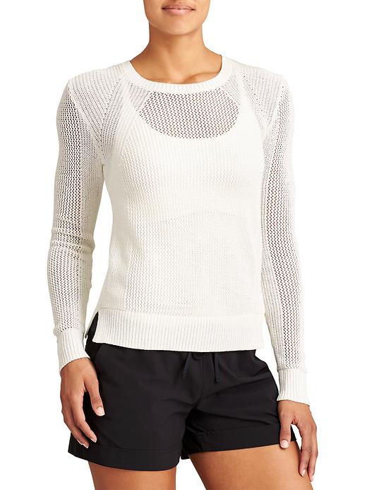 Image number 1 showing, Mesh Pullover