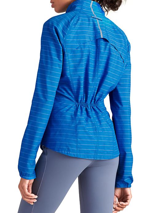 View large product image 2 of 2. Stripe Jammin' Run Jacket