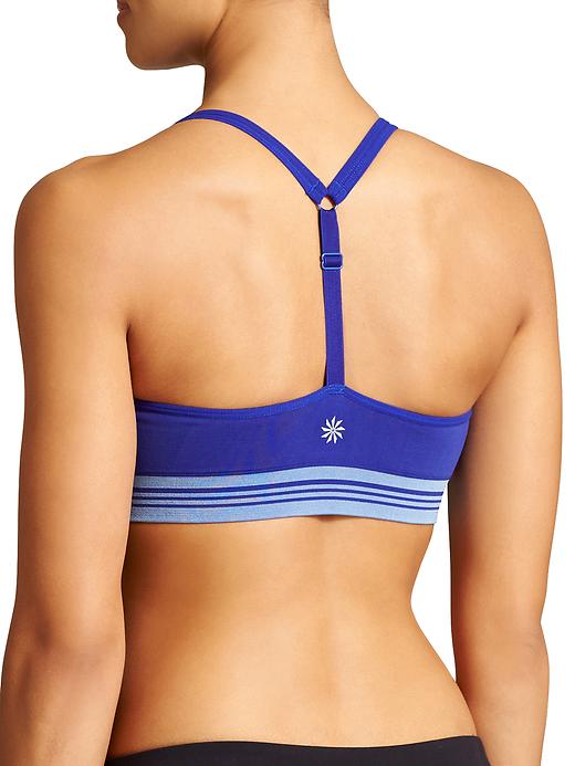 View large product image 1 of 3. Up&#45Tempo Microstripe Bra
