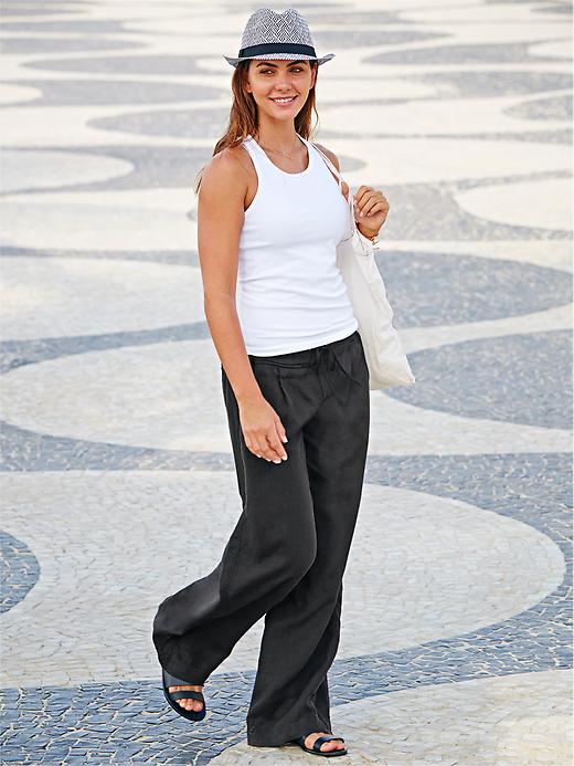 View large product image 2 of 2. Linen Reverie Pant