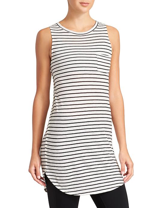 View large product image 1 of 2. Stripe Tunic Tank