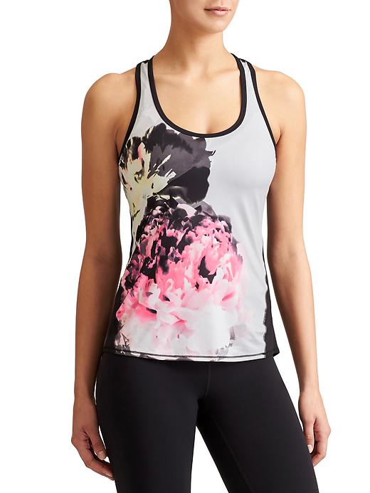 View large product image 1 of 3. Chi Tank Blossom Print