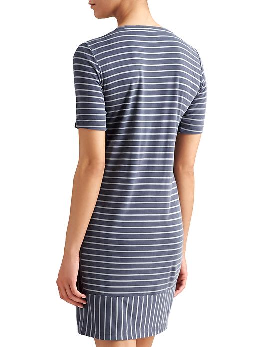View large product image 2 of 3. Stripe Top Notch Tee Dress