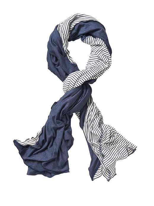 View large product image 1 of 1. Color Block Blanket Scarf by River + Sky