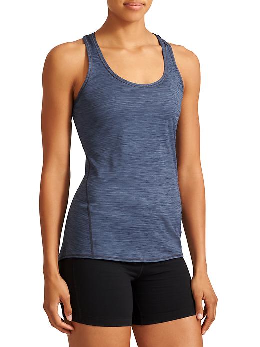 View large product image 1 of 1. Shadow Stripe Chi Tank