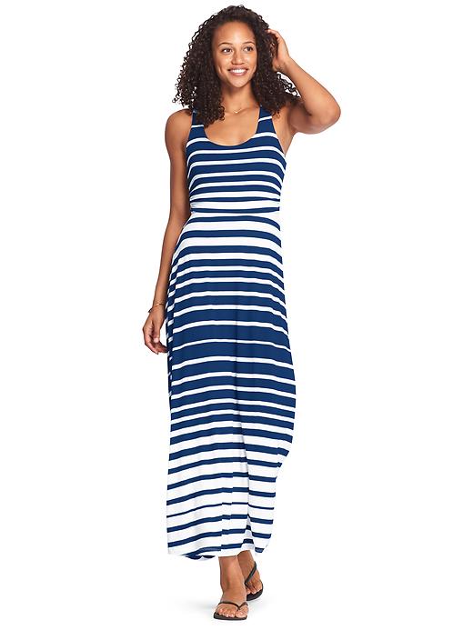 View large product image 1 of 2. Stripe Maxi Dress