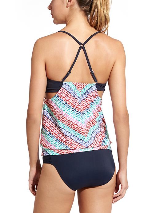 View large product image 2 of 3. Moxie Blousy Tankini