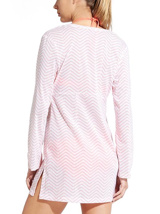 View large product image 2 of 2. Palm Springs Chevron Kimssa Tunic
