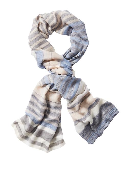 View large product image 1 of 1. Blue Scarf by Vismaya Inc