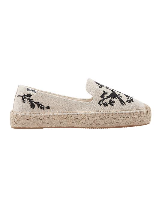 Image number 1 showing, Embroidered Platform Smoking Slipper by Soludos