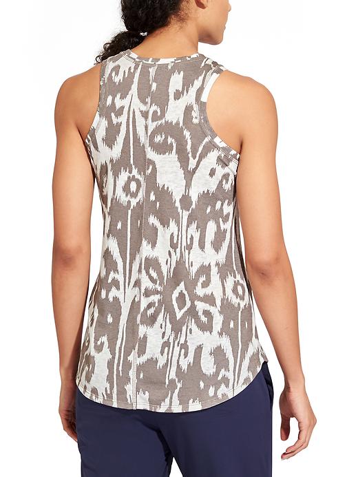 View large product image 2 of 3. Ikat Bloom Breezy Tank