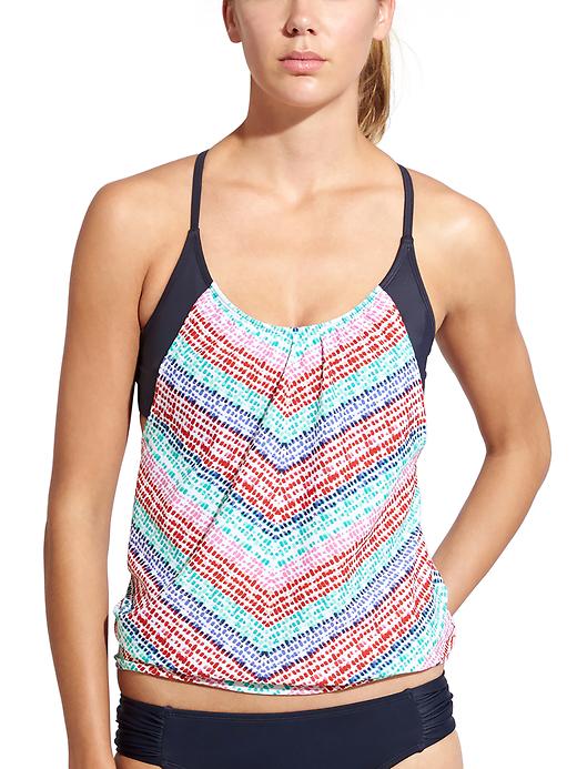 View large product image 1 of 3. Moxie Blousy Tankini