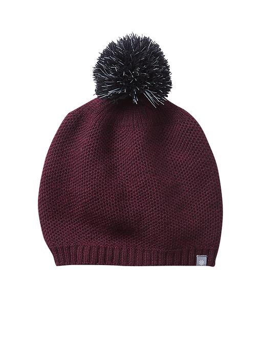 View large product image 1 of 1. Reflective Pom Beanie