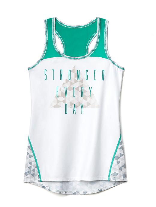View large product image 1 of 2. Athleta Girl Geo Chi Rules Tank