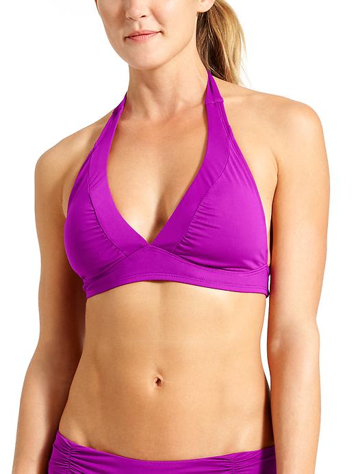 Shirrendipity Halter Bikini Top Athleta