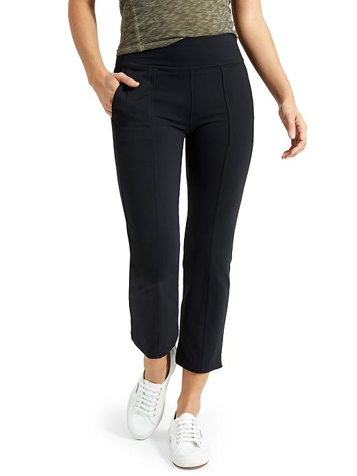 Metro Crop Kick Flare Black Metro Crop Kick Flare Black