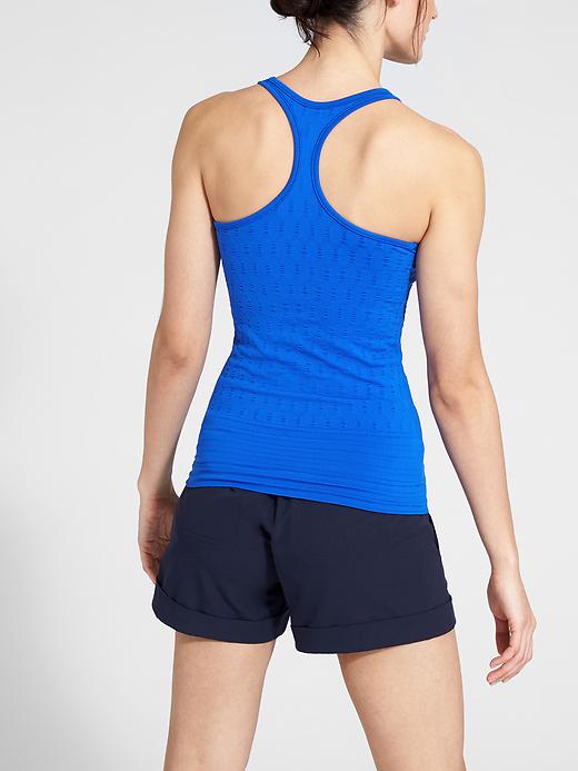 View large product image 2 of 2. Textured Renew Racerback Tank