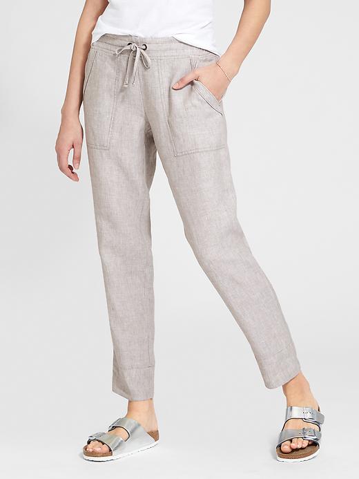 athleta bali linen ankle pant