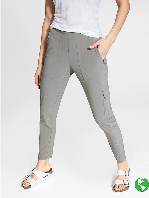 Athleta Chelsea Cargo Pant Light Asphalt