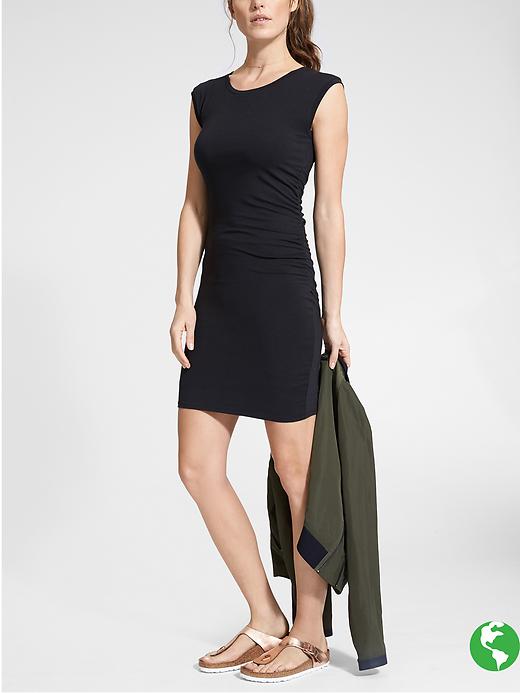 Athleta Carefree Tee Dress Black