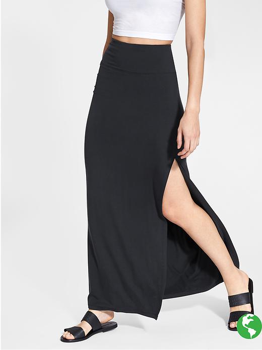 Athleta Marina Maxi Skirt Black
