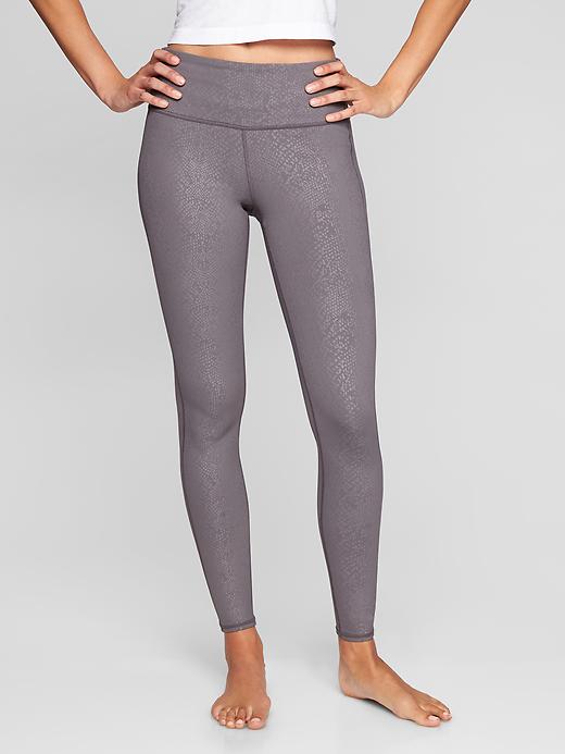 Athleta High Rise Serpent Chaturanga Tights Silver BellsX