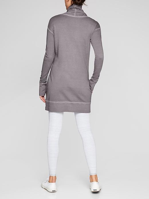 Image number 2 showing, Eco Wash Turtleneck Sweatshirt Dress