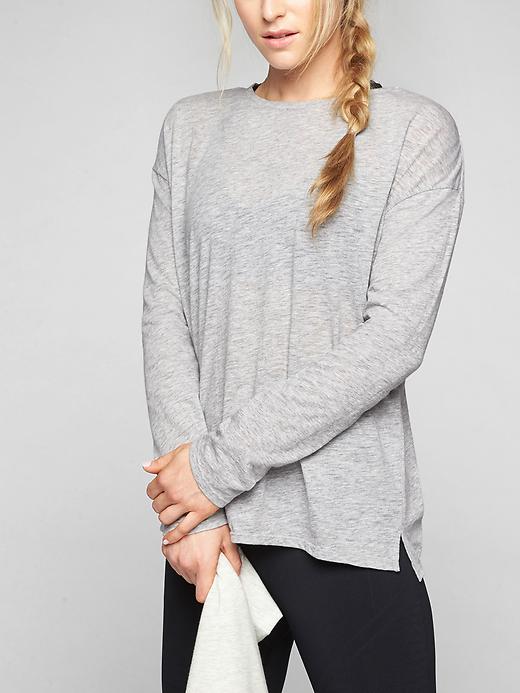 Athleta Daily Long Sleeve Grey Heather