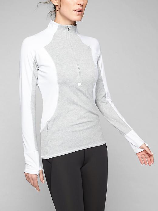 athleta running wild half zip