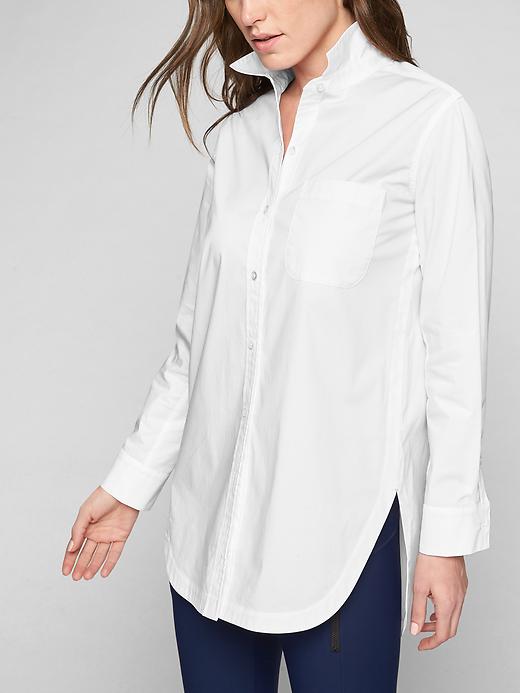 Athleta Long And Lean Shirt 2.0 Bright White