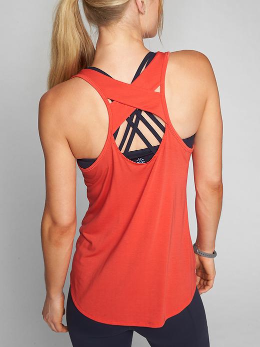 Athleta Yogini Tank Fire Coral