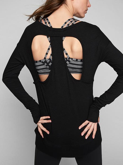 View large product image 1 of 1. Luxe Cut Out Pose Top