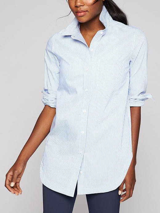 View large product image 1 of 2. Stripe Long and Lean Shirt 2.0