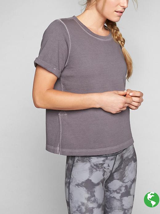 Athleta Eco Wash Restore Sweatshirt Silver Bells