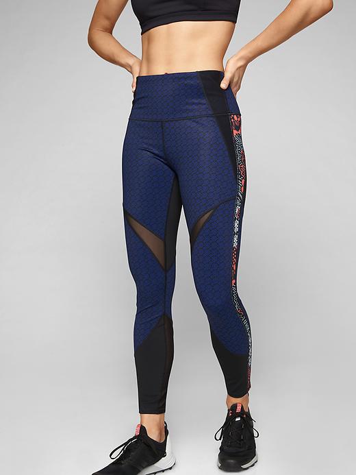 Athleta Lotus Precision 7/8 Tights Multi