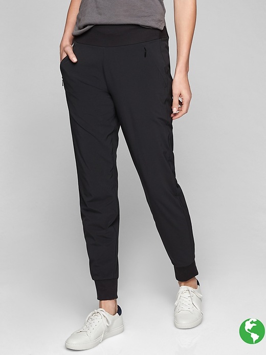 Athleta Lined Soho Jogger Black